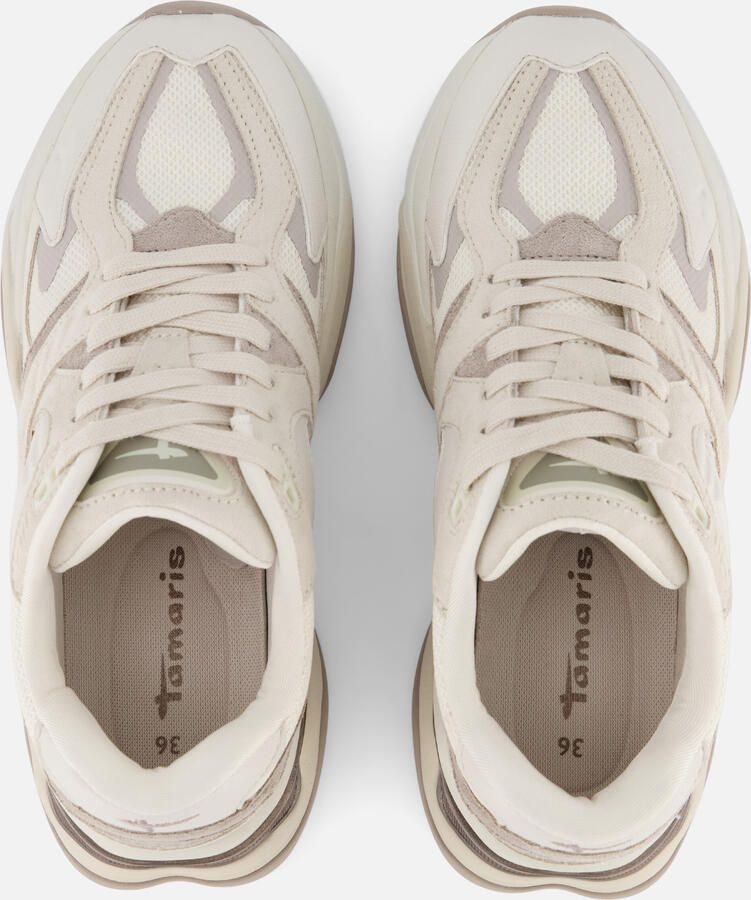 Tamaris Dames Running Off White Wit - Foto 3