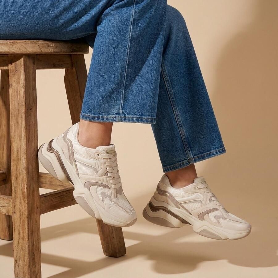 Tamaris Dames Running Off White Wit
