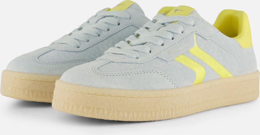 Tamaris leren damestrainers 1-23723-44 88A Lage damesschoen M2372344 Blauw - Foto 6