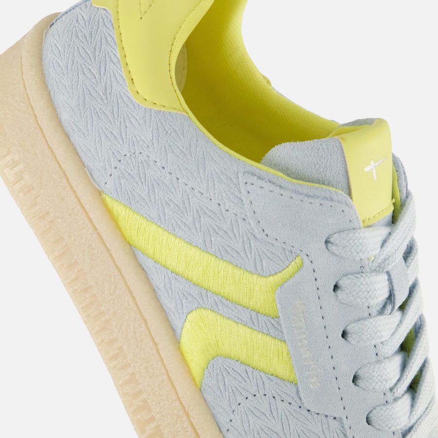 Tamaris leren damestrainers 1-23723-44 88A Lage damesschoen M2372344 Blauw