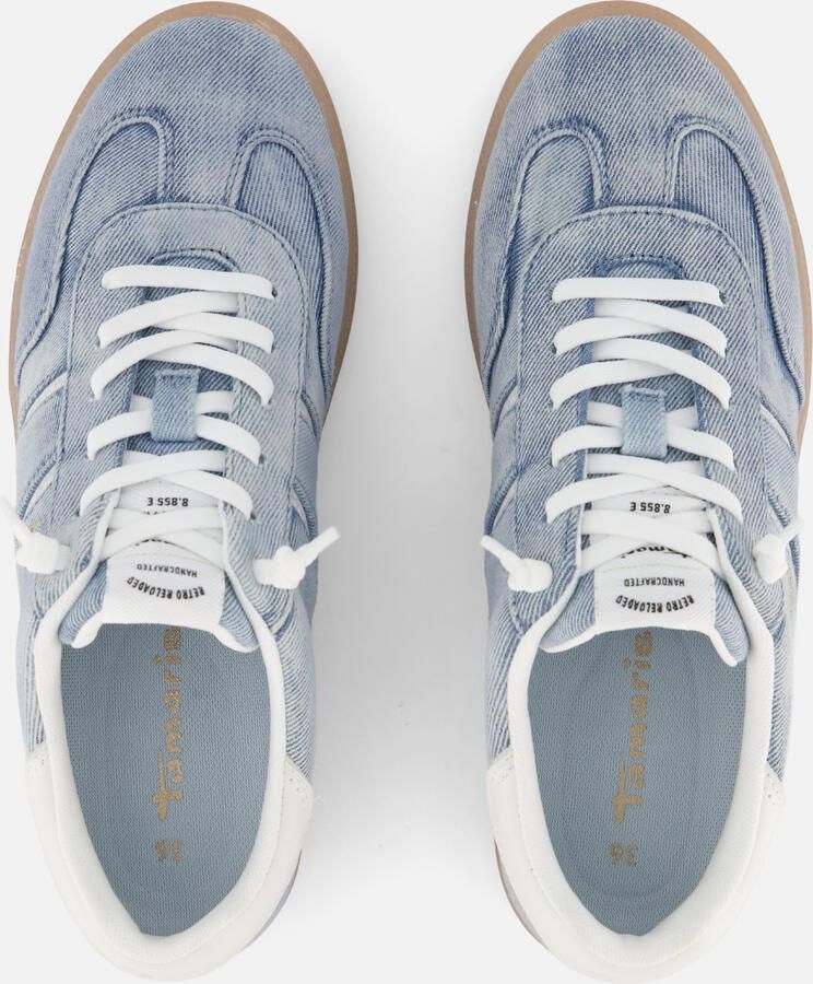 Tamaris lage sneaker 1-23729-46 802 damesdames schoenen Denim - Foto 4