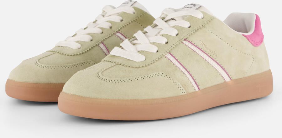 Tamaris Sneakers groen Leer Dames - Foto 5