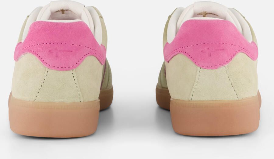 Tamaris Sneakers groen Leer Dames - Foto 3