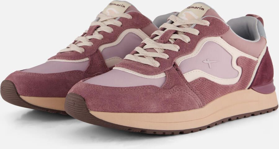 Tamaris Sneakers laag rosa poederroze oudroze bordeaux - Foto 2