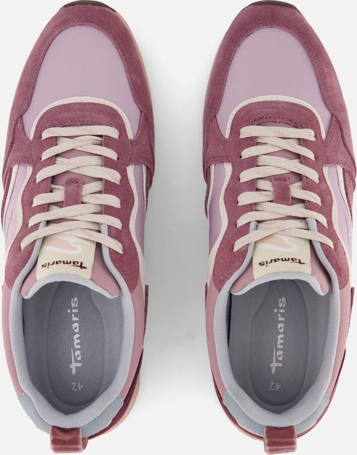 Tamaris Sneakers laag rosa poederroze oudroze bordeaux - Foto 4