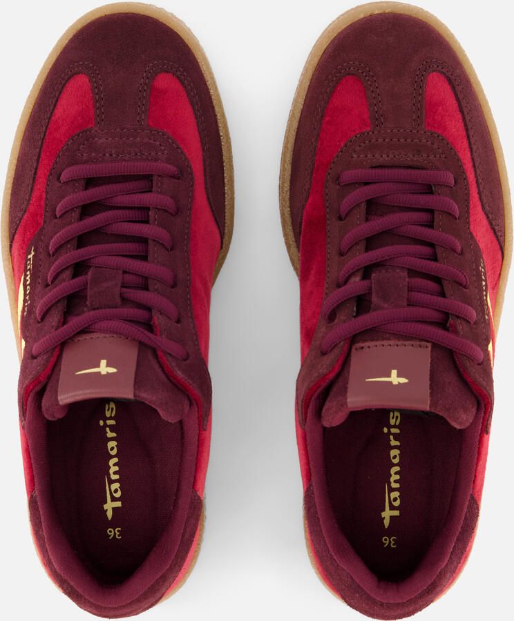 Tamaris leren damestrainers 1-23743-45 550 Lage damesschoen M2372344 - Foto 4