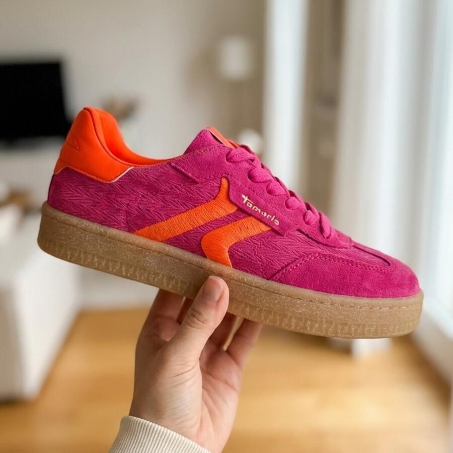 Tamaris Sneakers roze Synthetisch Dames
