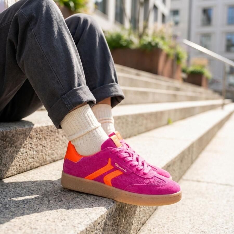 Tamaris Sneakers roze Synthetisch Dames - Foto 2
