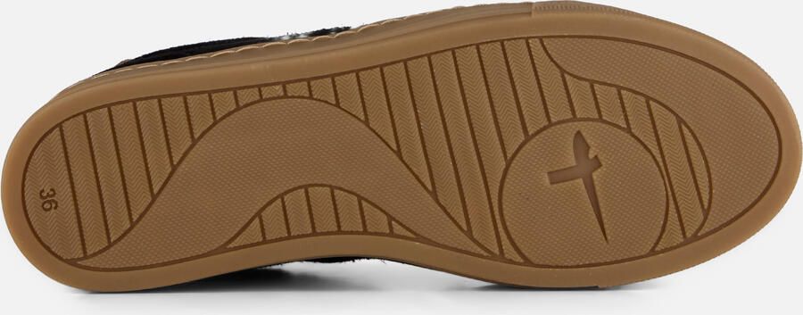 Tamaris dames leren sneaker 1-23708-47-001 lage veterschoen voor dames zwart - Foto 7