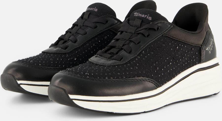 Tamaris Slip-on sneakers sleehak instapschoen vrijetijdsschoen in vegan verwerking - Foto 2