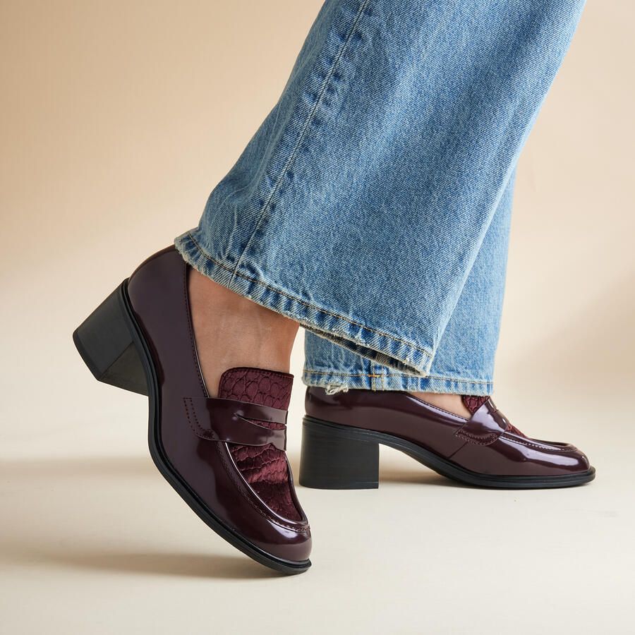 Tamaris Trotteur Instappers rood Synthetisch Dames