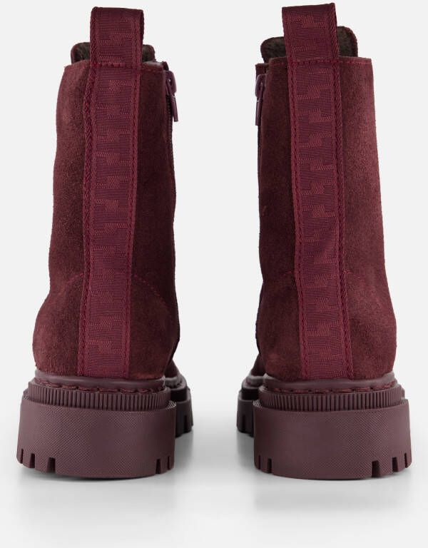 tamaris Veterboots rood Suede