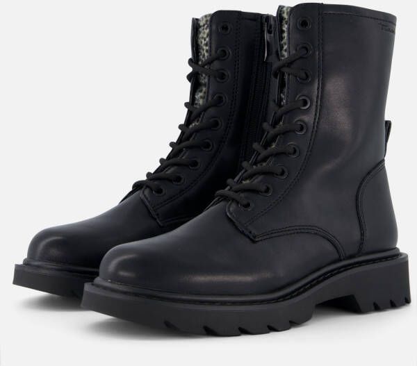 Tamaris Veterschoenen blokhak veterschoen chunky boots met binnenrits