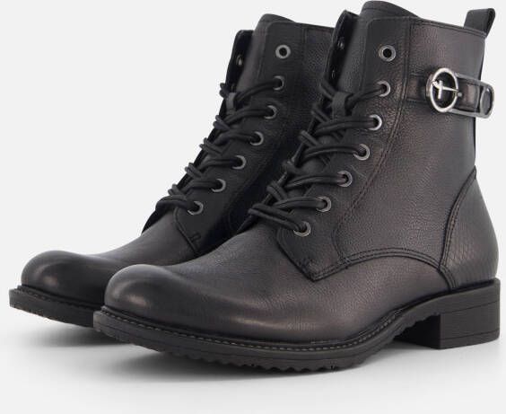 Tamaris Stijlvolle Bruine Leren Veterboot voor Dames Bruin - Foto 4