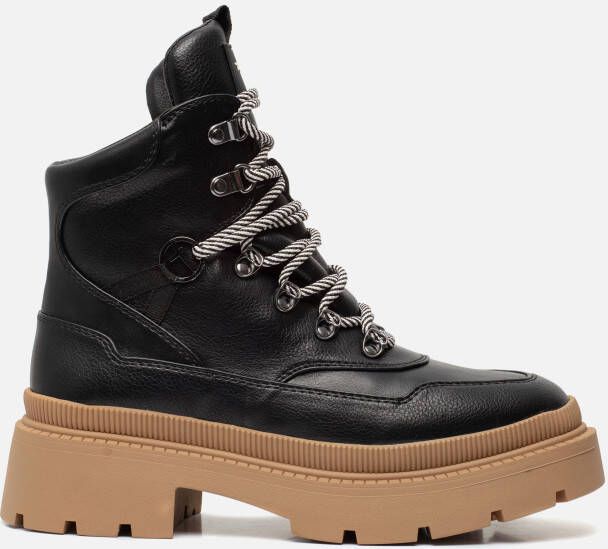 tamaris Veterschoenen zwart Synthetisch