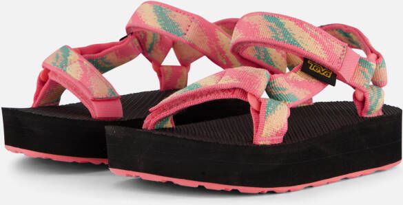 Teva Midform Universal Sandalen roze Textiel