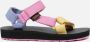 Teva Peuter kleuter sandalen turquoise Blauw Meisjes Polyester All over print 24 25 - Thumbnail 4