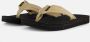 Teva M REFLIP CANVAS Heren Slippers Zwart Beige - Thumbnail 12