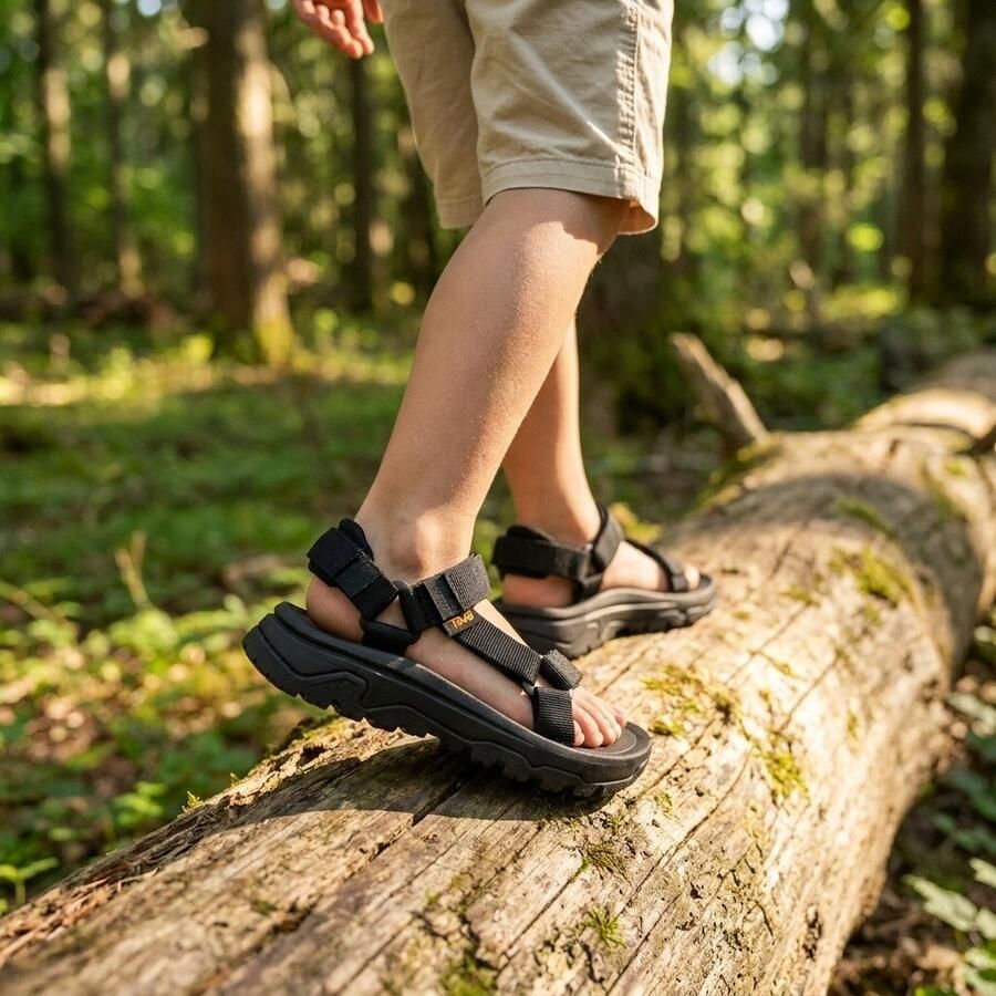 Teva T HURRICANE XLT JR Unisex Sandalen Zwart
