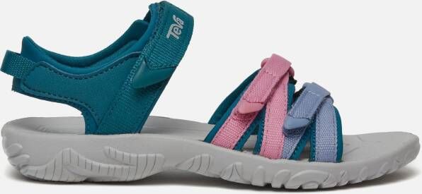 Teva Tirra Sandalen blauw Textiel