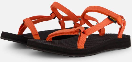 Teva Universal Slim Sandalen oranje Textiel