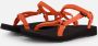 Teva ORIGINAL UNIVERSAL SLIM Dames Sandalen Zwart Rood - Thumbnail 2