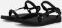 Teva Stijlvolle platte sandalen voor vrouwen Black Dames - Thumbnail 4