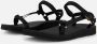 Teva Stijlvolle platte sandalen voor vrouwen Black Dames - Thumbnail 4
