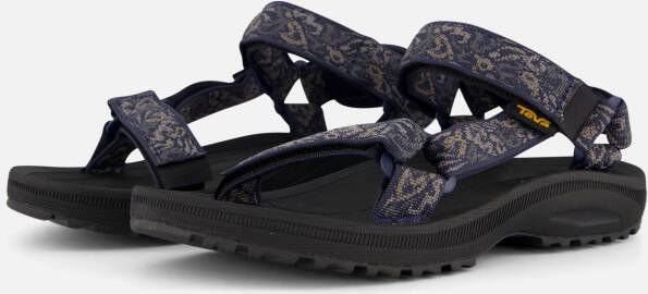 Teva Winsted Sandalen blauw Textiel