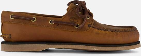 Timberland Classic Boat Instappers bruin Leer