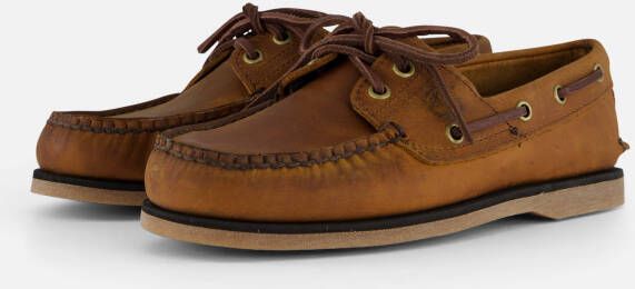 Timberland Classic Boat Instappers bruin Leer