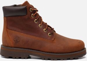 Timberland Courma Kid Traditional 6 Inch Veterboots Laarzen Met Veters Jongens Cognac