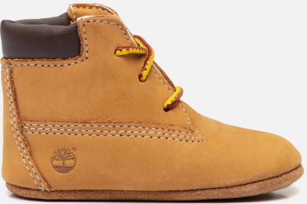 Timberland Crib babyslofjes en muts geel Nubuck