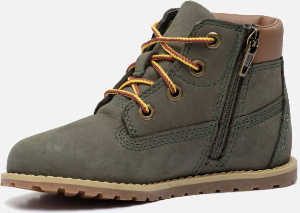 Bruin Tinten Pokey Pine 6in Boot Kids Veterboots Laarzen Met Veters Bruin