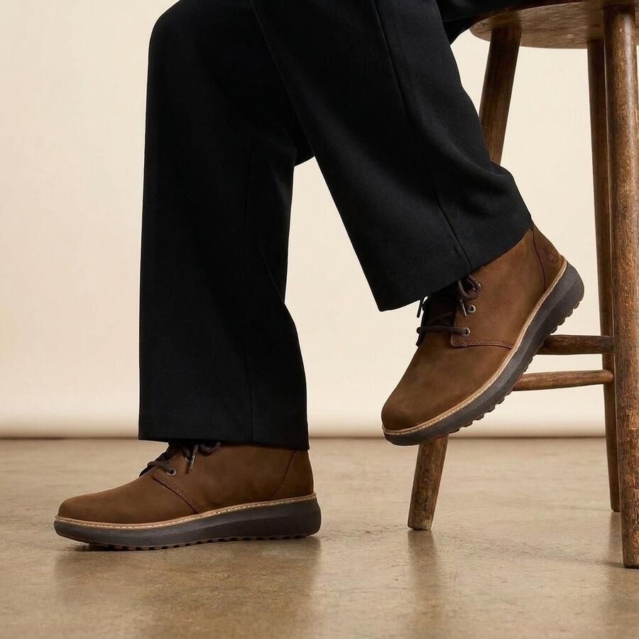 Timberland Hudson road mid veterboots bruin