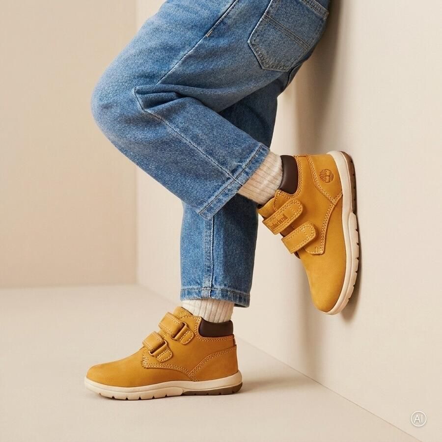 Timberland Toddle Tracks H&l Boot Enkelboots Enkellaarsjes Jongens Camel - Foto 6