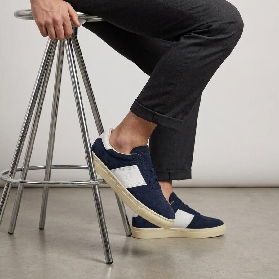 Timberland Lisbon Street Sneakers blauw Suède