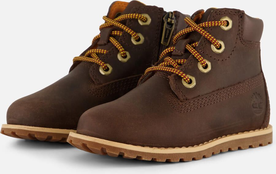 Timberland Pokey Pine Mid Lace Up With Zip Boots Bruin - Foto 6