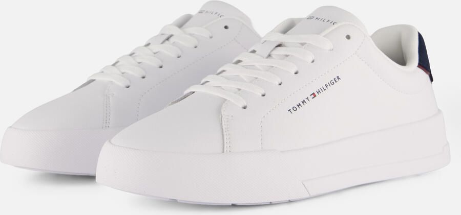 Tommy Hilfiger Sneakers TH COURT LTH DETAIL ESS vrijetijdsschoen lage schoen veterschoen met zijlijk logo-opdruk - Foto 6