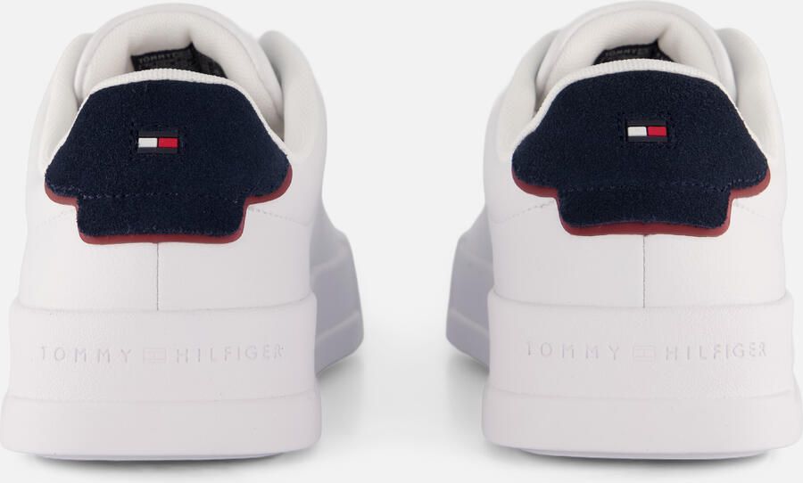 Tommy Hilfiger Sneakers TH COURT LTH DETAIL ESS vrijetijdsschoen lage schoen veterschoen met zijlijk logo-opdruk - Foto 5