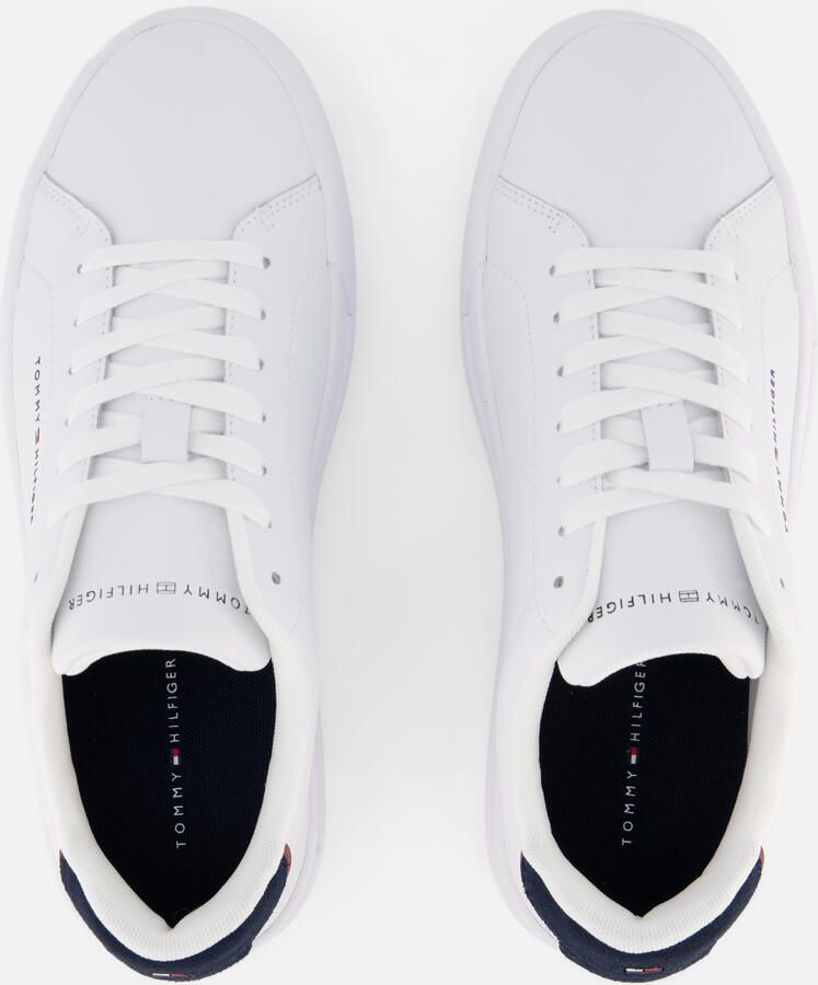 Tommy Hilfiger Sneakers TH COURT LTH DETAIL ESS vrijetijdsschoen lage schoen veterschoen met zijlijk logo-opdruk - Foto 4