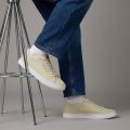 Tommy Hilfiger Sneakers van puur katoen met gestikt logo - Beige