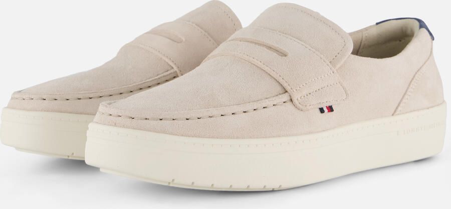 Tommy Hilfiger Milann Instappers beige Suède