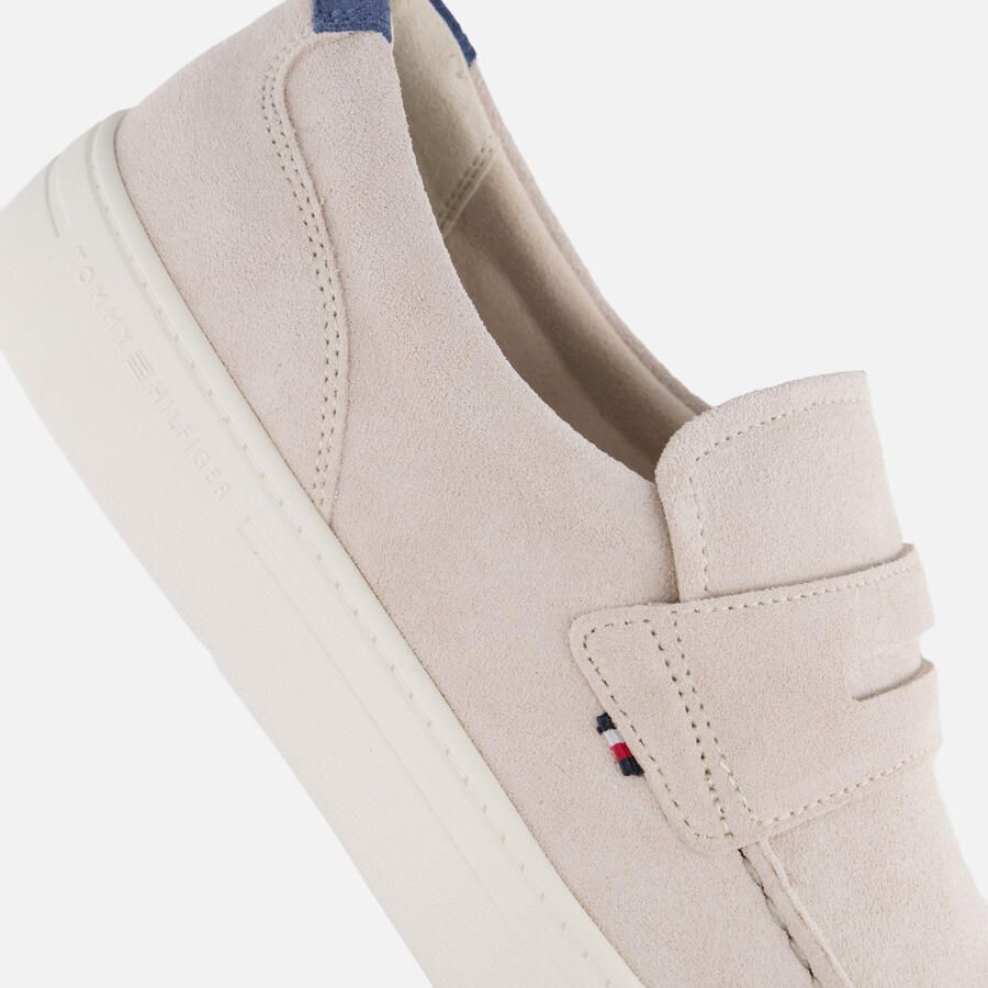 Tommy Hilfiger Milann Instappers beige Suède - Foto 2