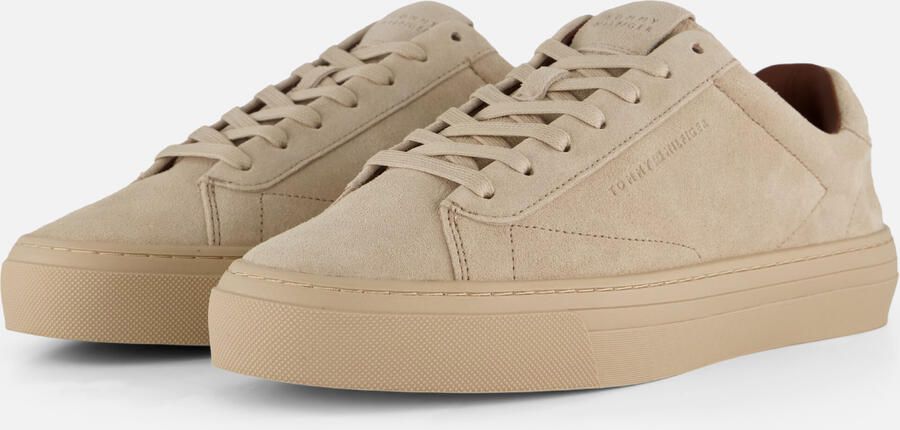 Tommy Hilfiger Park Premium Suède Sneakers beige