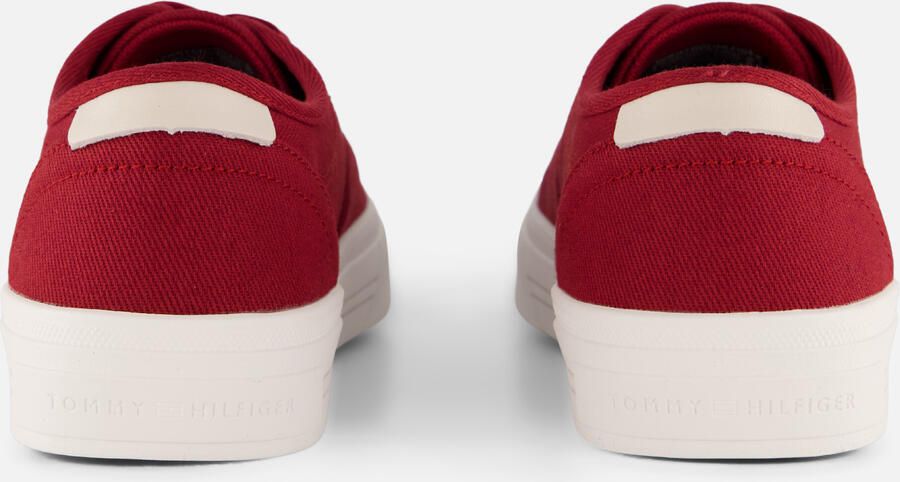 Tommy Hilfiger Vulc Cup CVS Sneakers rood Textiel - Foto 4