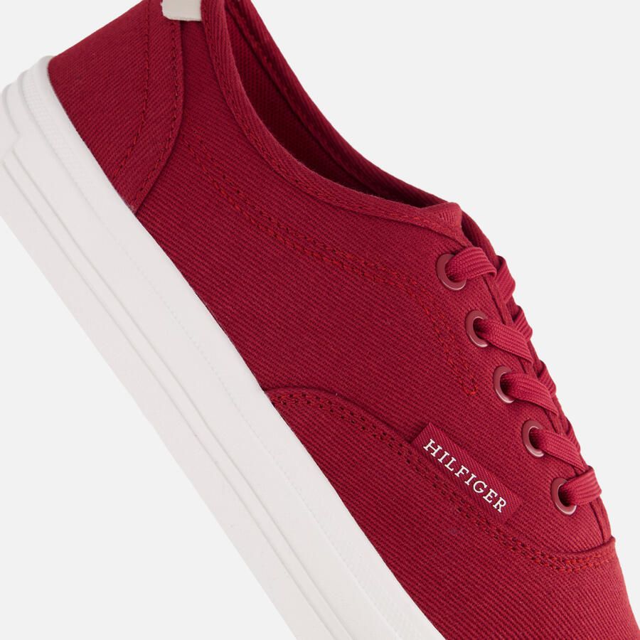 Tommy Hilfiger Vulc Cup CVS Sneakers rood Textiel - Foto 2