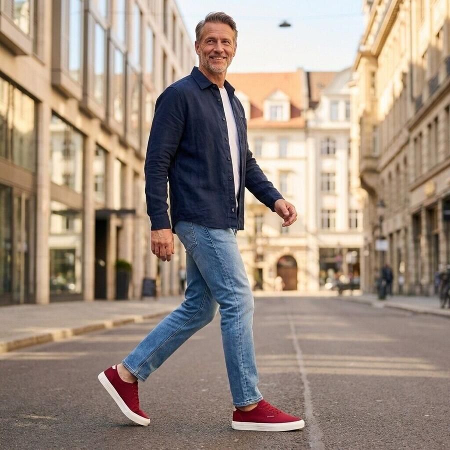 Tommy Hilfiger Vulc Cup CVS Sneakers rood Textiel