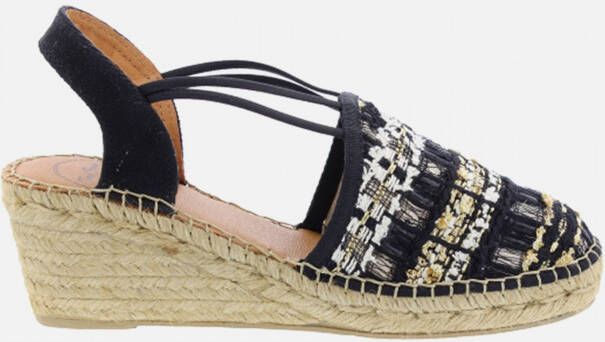 Toni Pons Black Coco espadrilles zwart Textiel