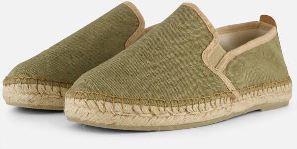 Toni Pons Dallas Heren Espadrilles Caqui Groen Canvas DALLAScaqui